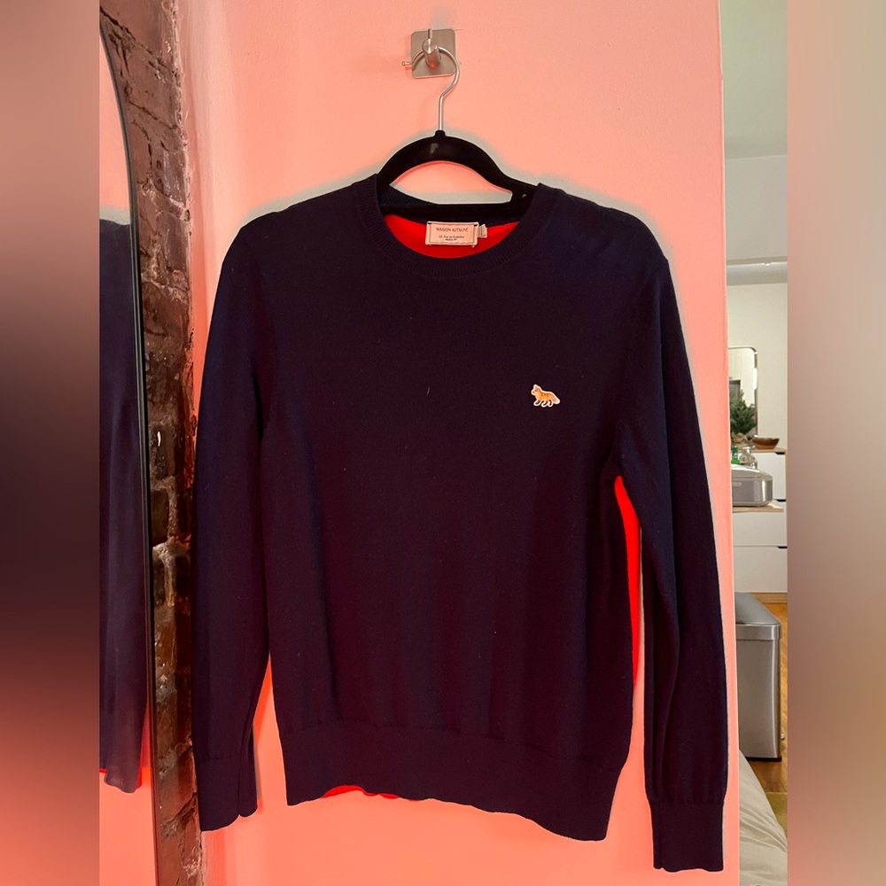 Maison Kitsune mens sweater (medium)